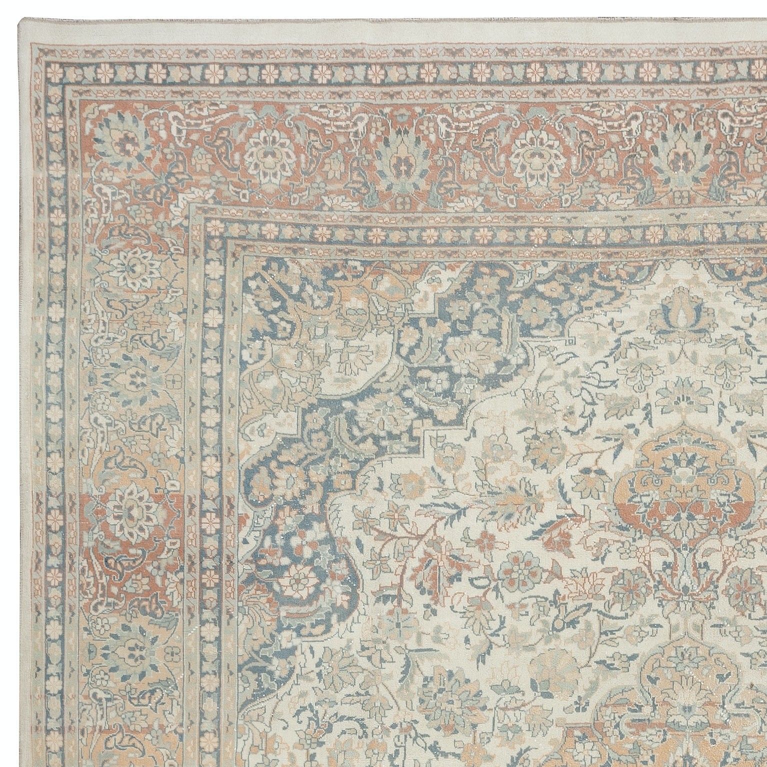 8.3x11 Ft One Of A Kind Vintage Turkish Rug, Handmade Farmhouse Decor Carpet photo vinterior