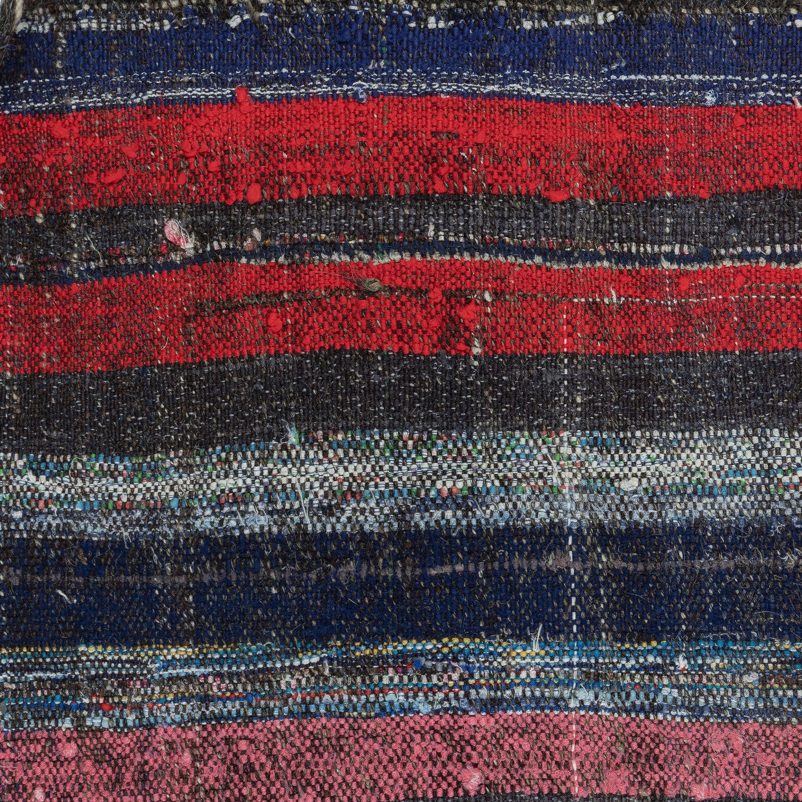 4.5x7.4 Ft Adjustable Flat Weave Turkish Kilim Carpet, Vintage Cotton Rag Rug photo Textiles