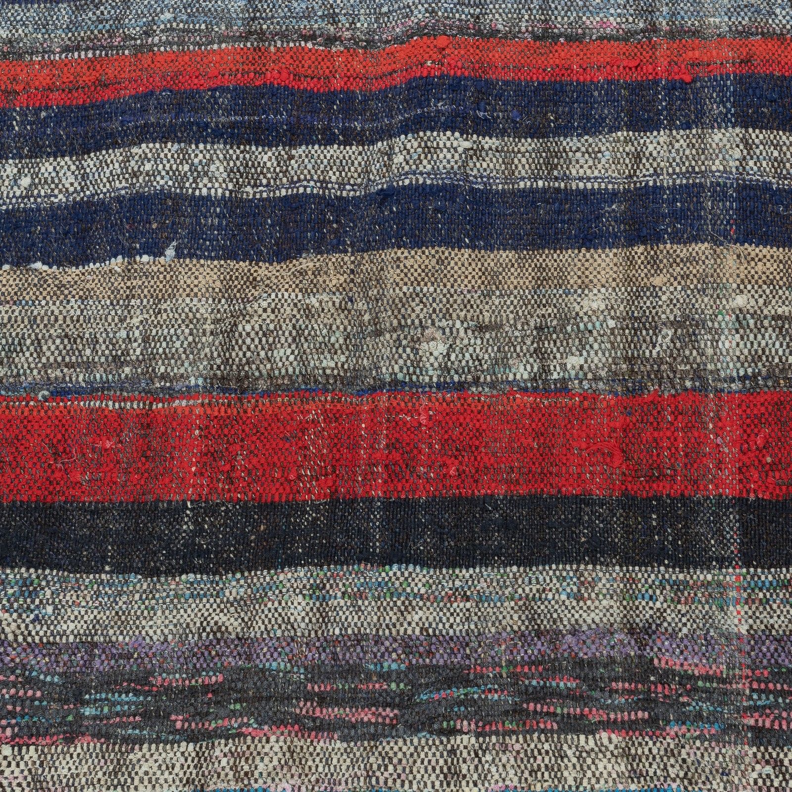 4.5x7.4 Ft Adjustable Flat Weave Turkish Kilim Carpet, Vintage Cotton Rag Rug photo 490.0
