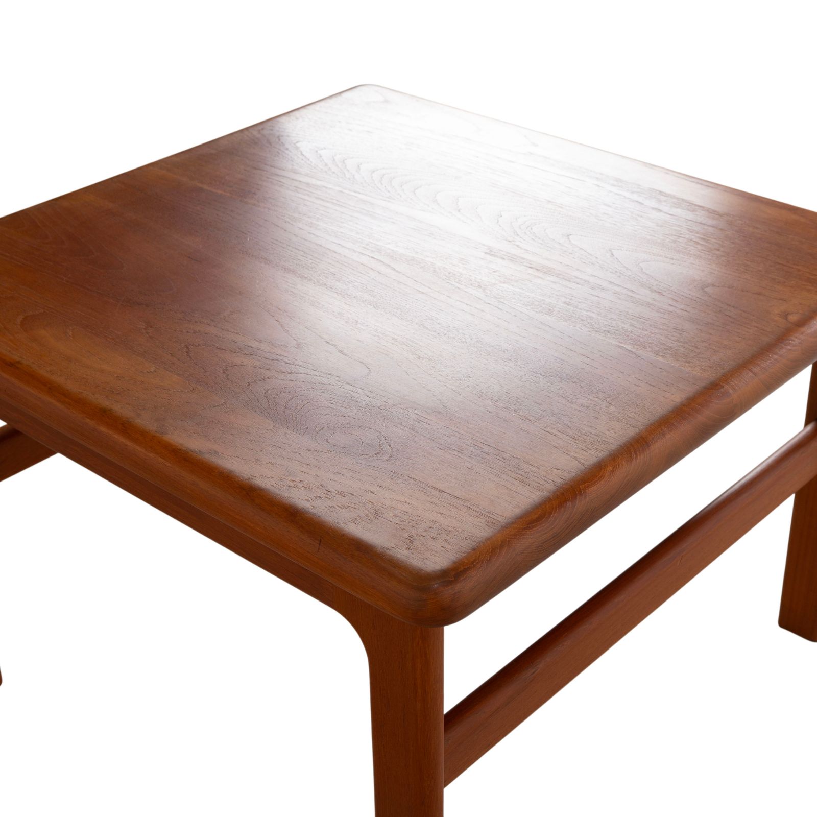 Table basse mid-century en bois, teck brun vintage photo 670.0