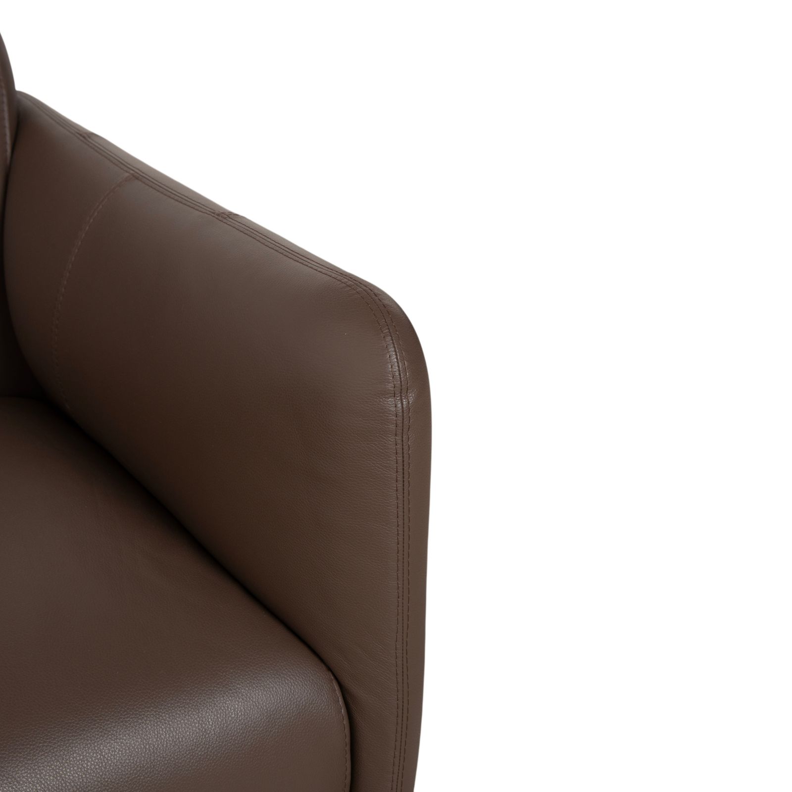 Boconcept Berne Leather Three Seater Brown Taupe Sofa photo for sale