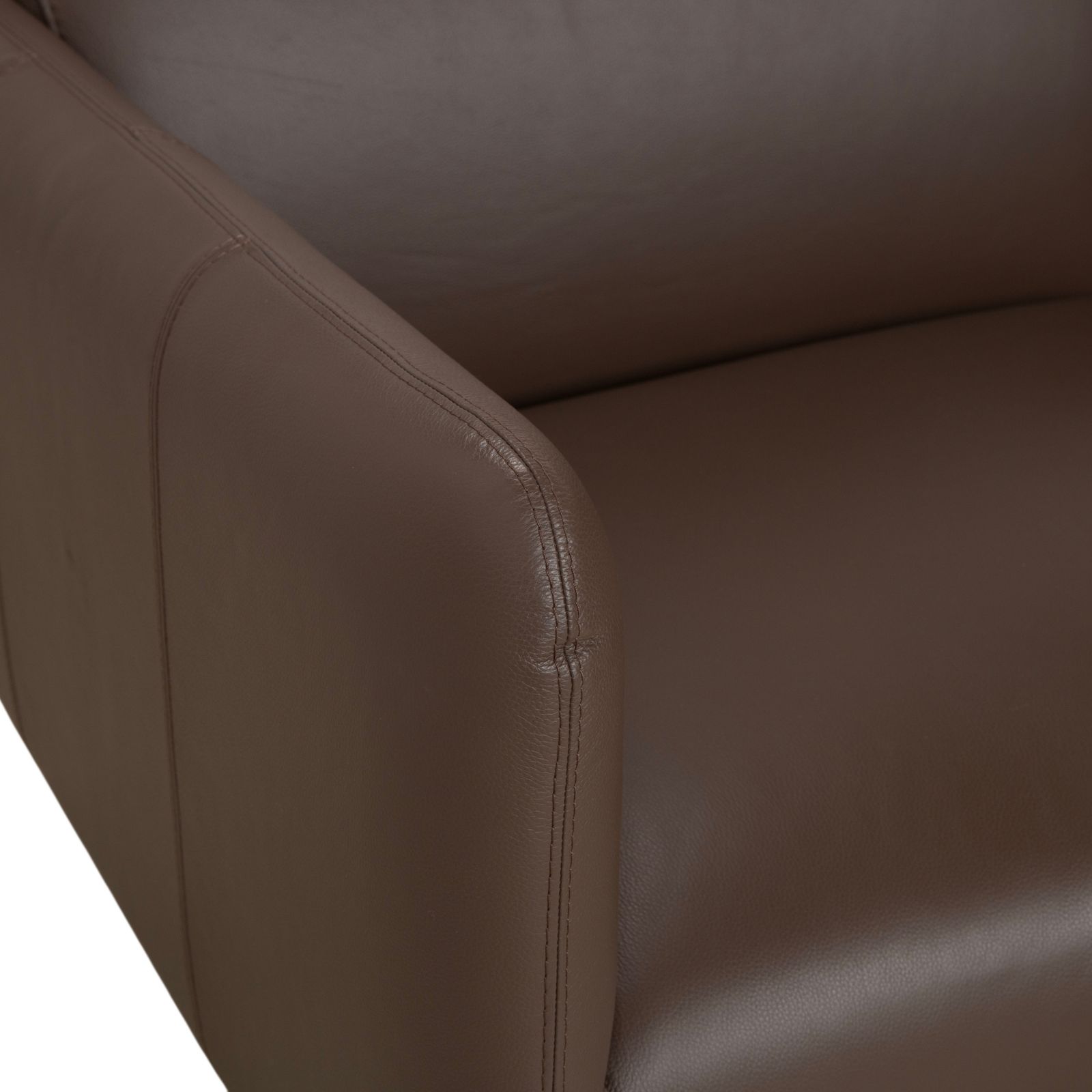 Boconcept Berne Leather Three Seater Brown Taupe Sofa photo 2794.0