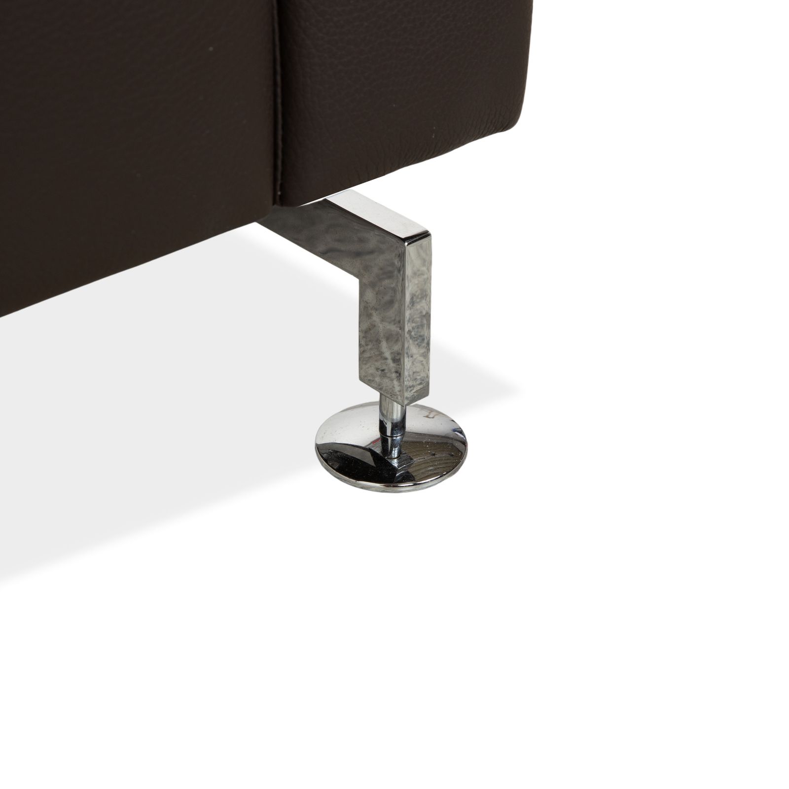 Fauteuil Brühl Serge en cuir, marron photo vinterior