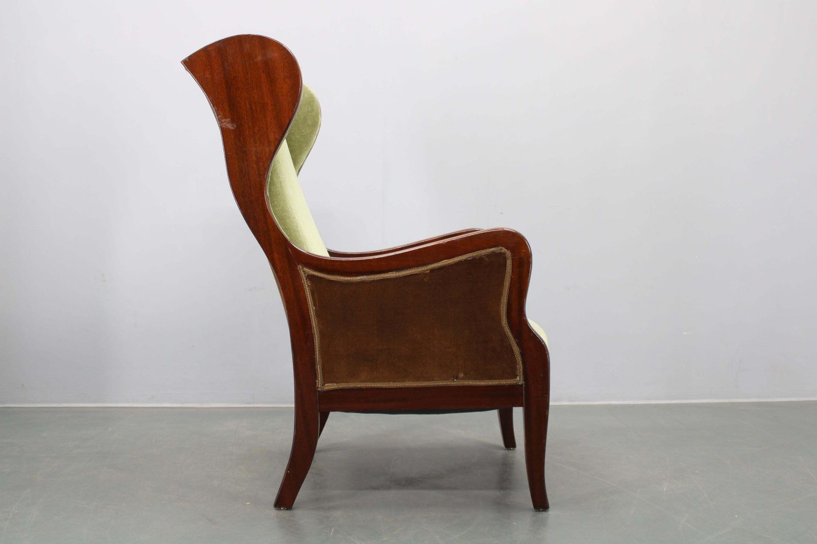 Danish Mid Century Wingback Armchair By Frits Henningsen, 1950s photo buy