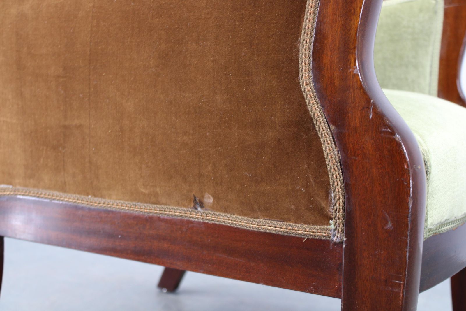 photo furniture Danish Mid Century Wingback Armchair By Frits Henningsen, 1950s