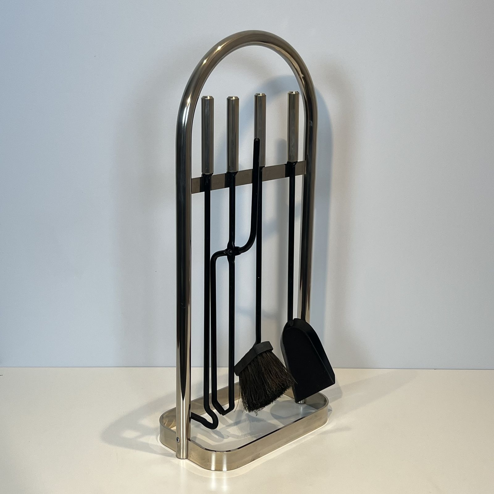 Fireworks Set In Black And Chrome Lacquered Metal