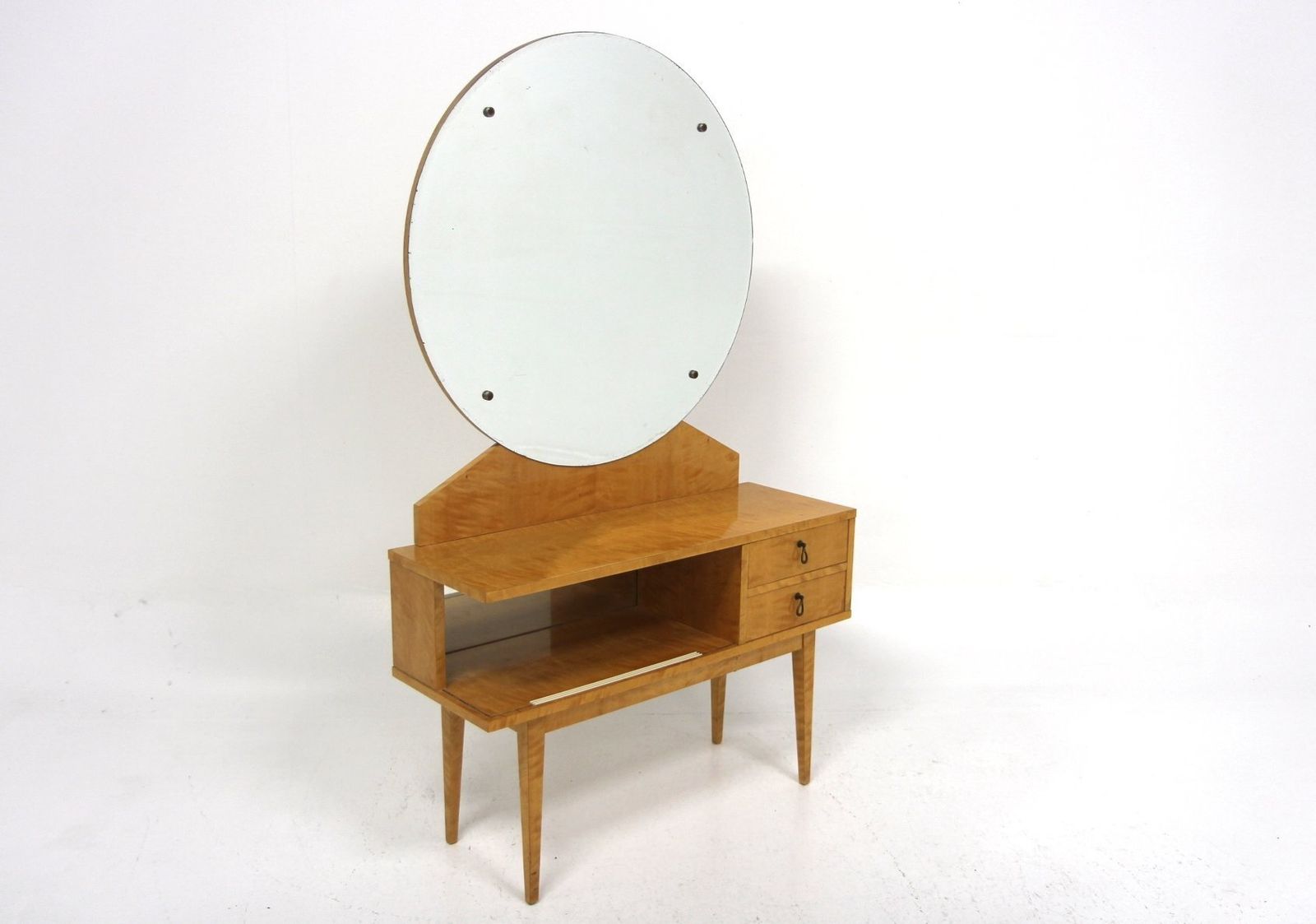 Modern Birch Wood Dressing Table, Sweden, 1940s