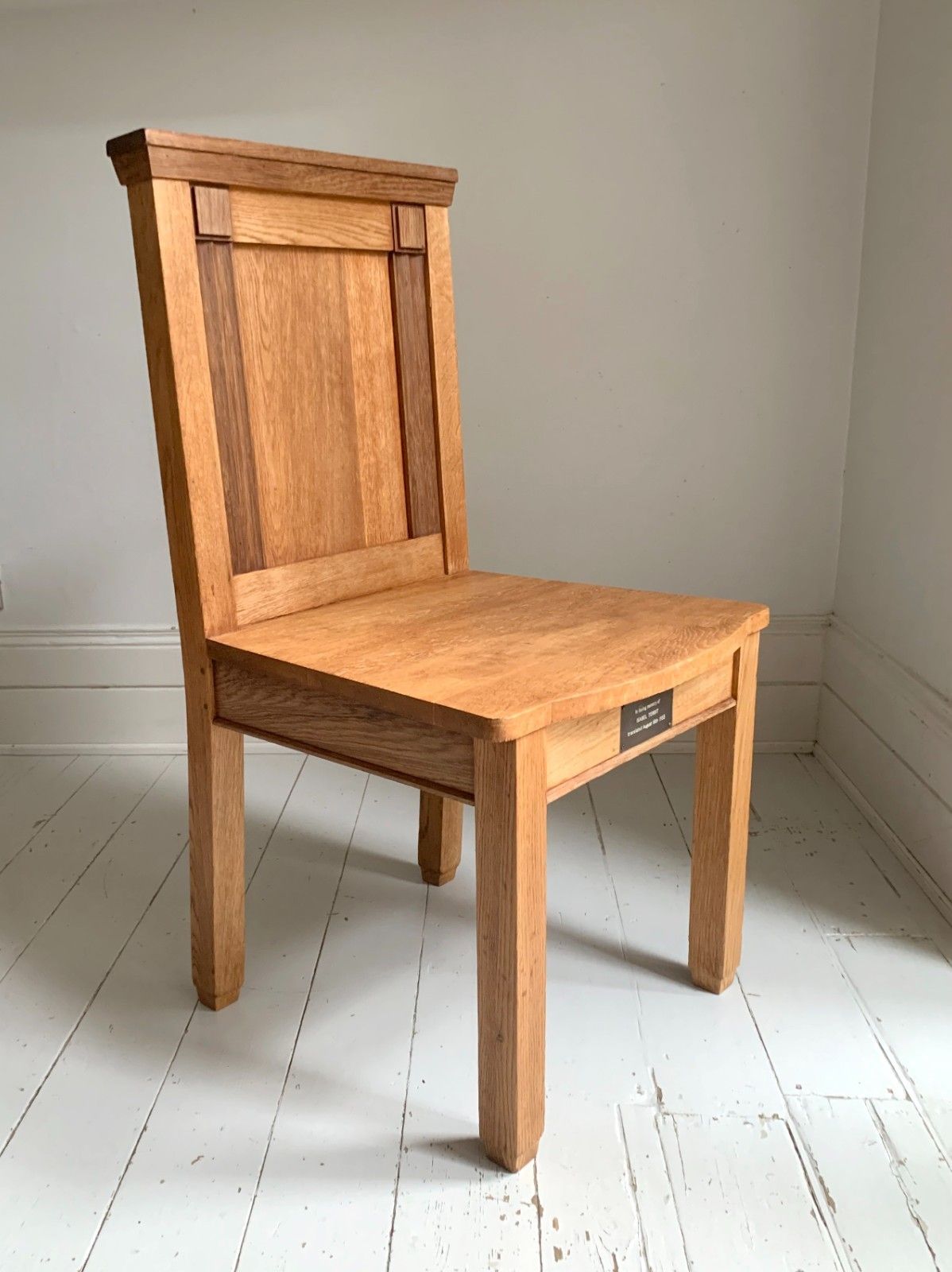 Pair Of Solid English Oak Hall Chairs Art Deco / Church / Altar Chair photo furniture