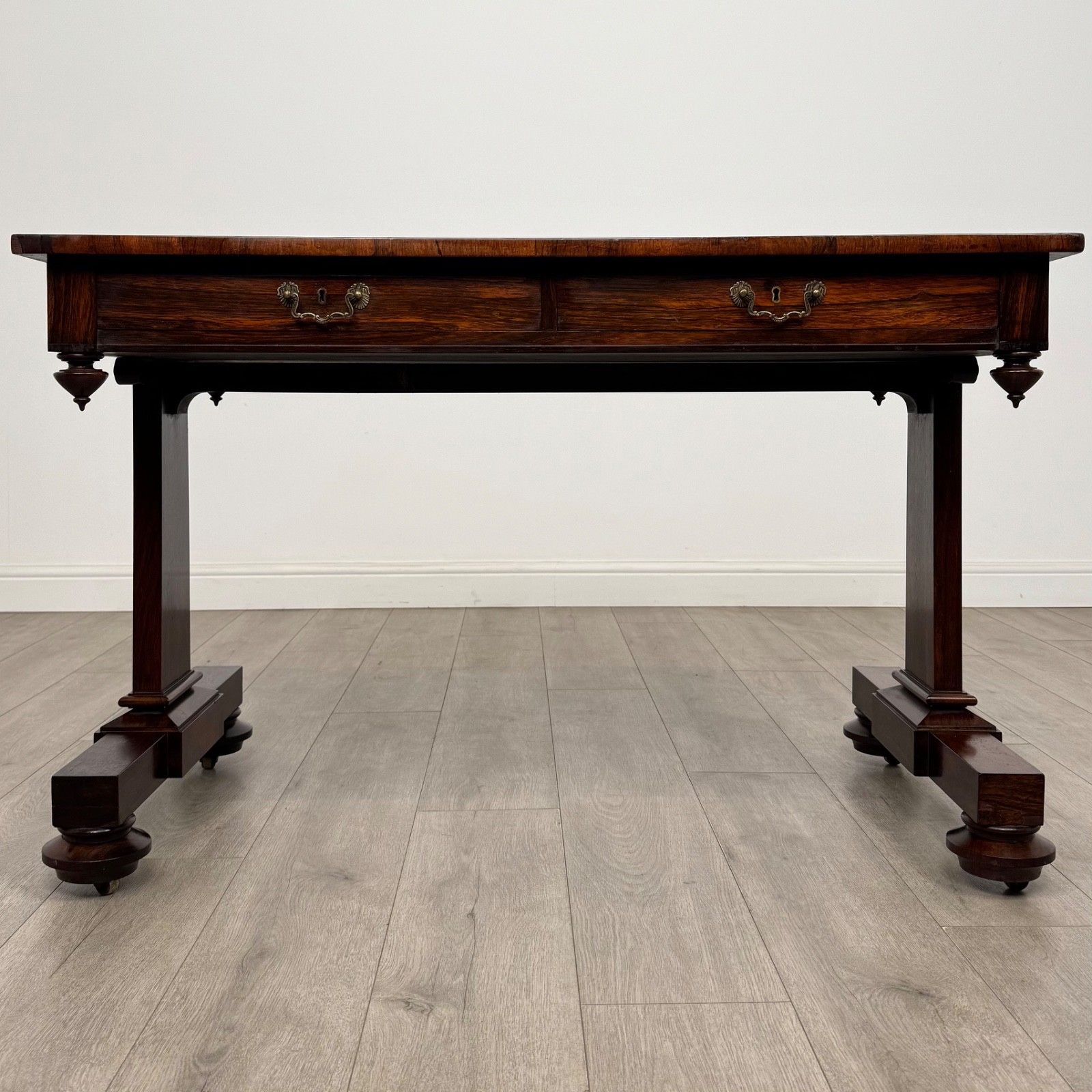 Antique 19th Century Freestanding Rosewood Writing Table