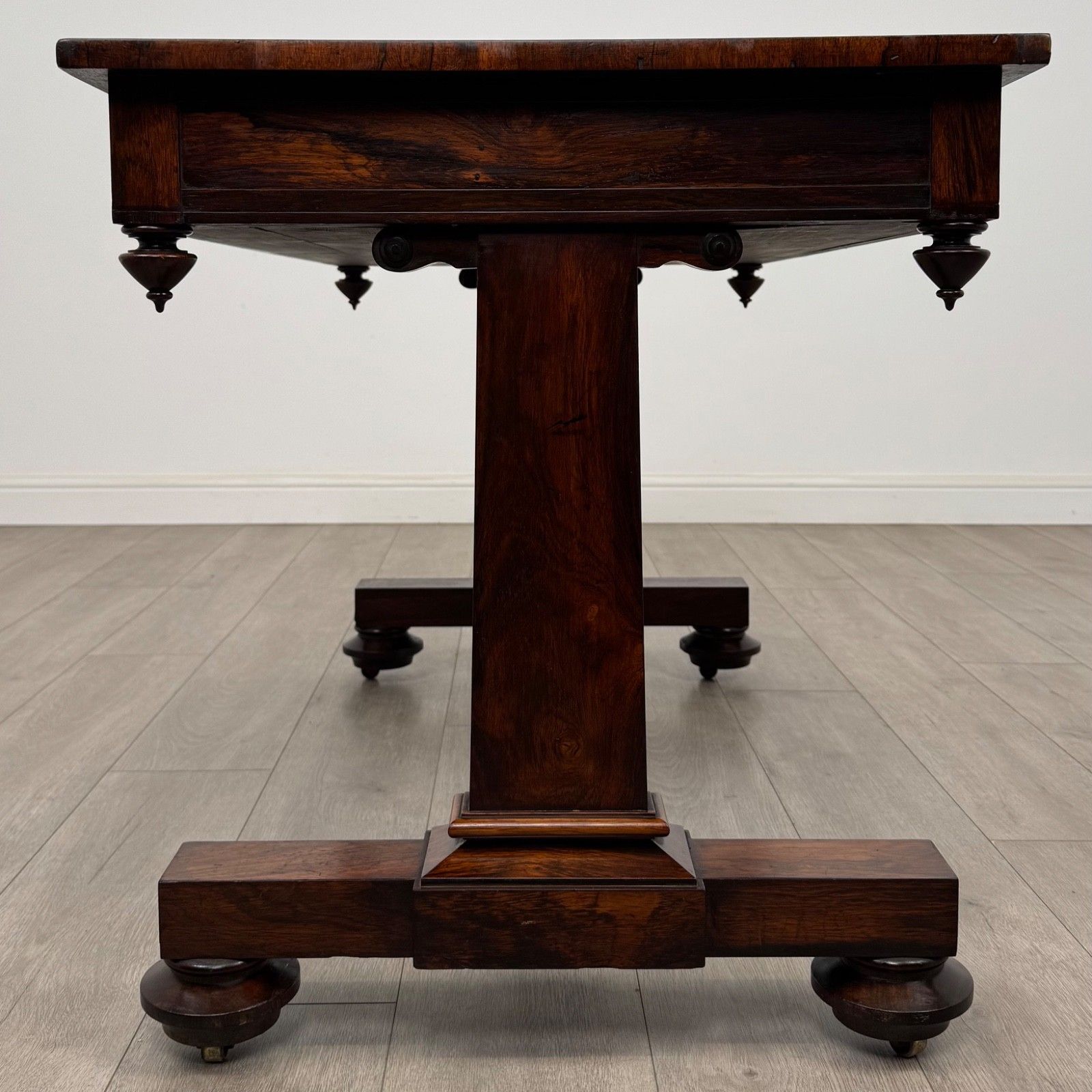 Antique 19th Century Freestanding Rosewood Writing Table photo for sale