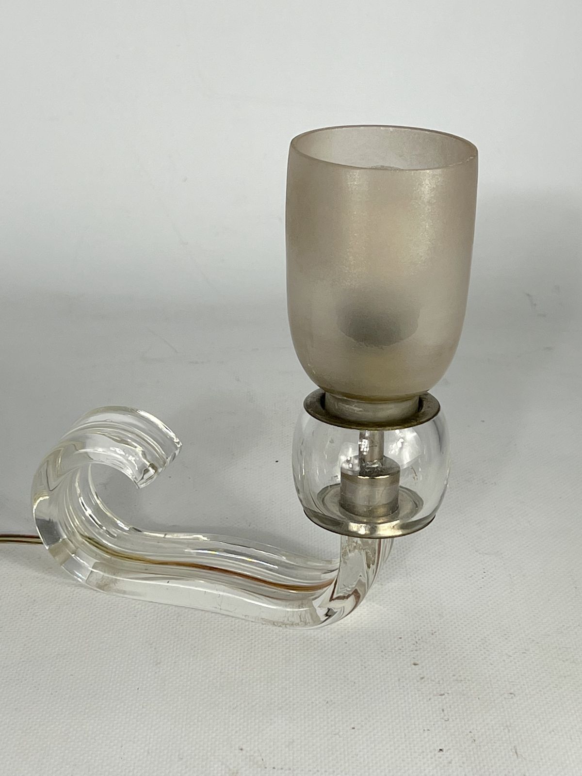 Art Deco Murano Glass Table Lamp By Barovier. Italy 1930s photo furniture