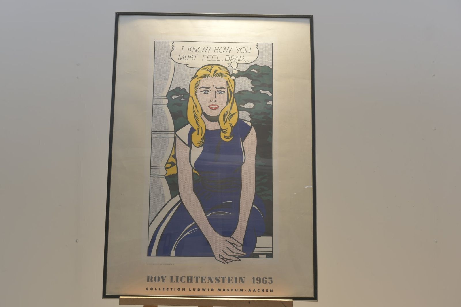 Roy Lichtenstein, I Know How You Must Feel Brad, 1963, Paper, Framed