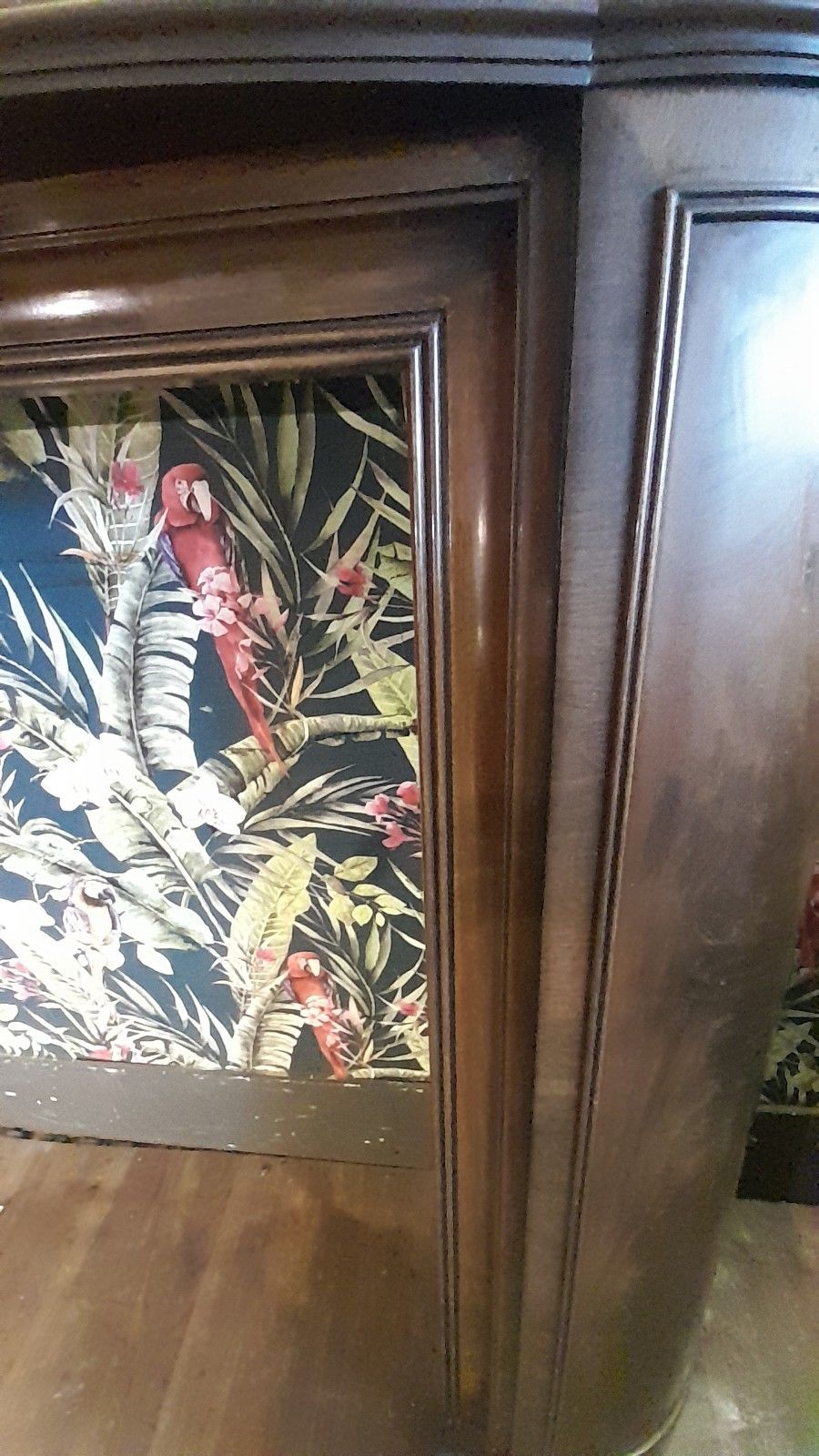 Large Art Deco Mantlepiece Solid Carved Mahogany And Walnut,  Excellent Conditi photo vinterior