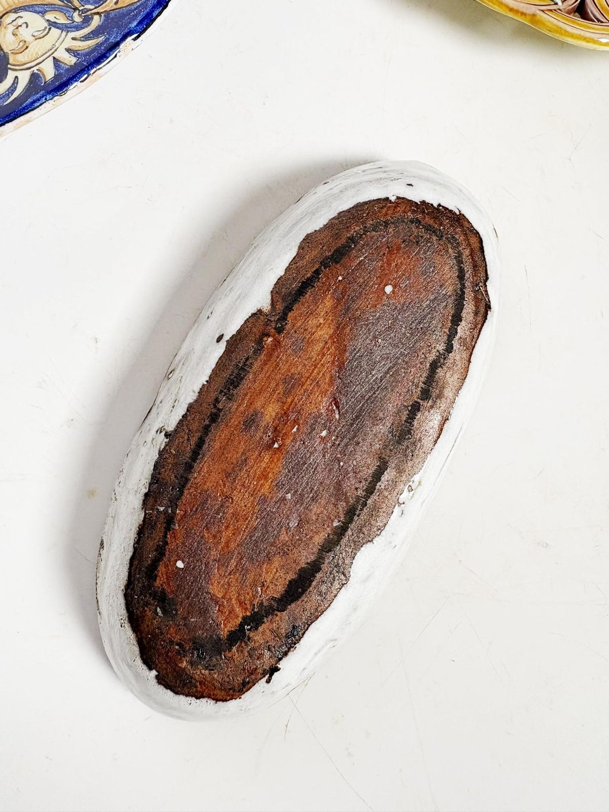 photo for sale Set Of 2 Majolica Plates, Early 20th Century And An Earthenware Dish, France