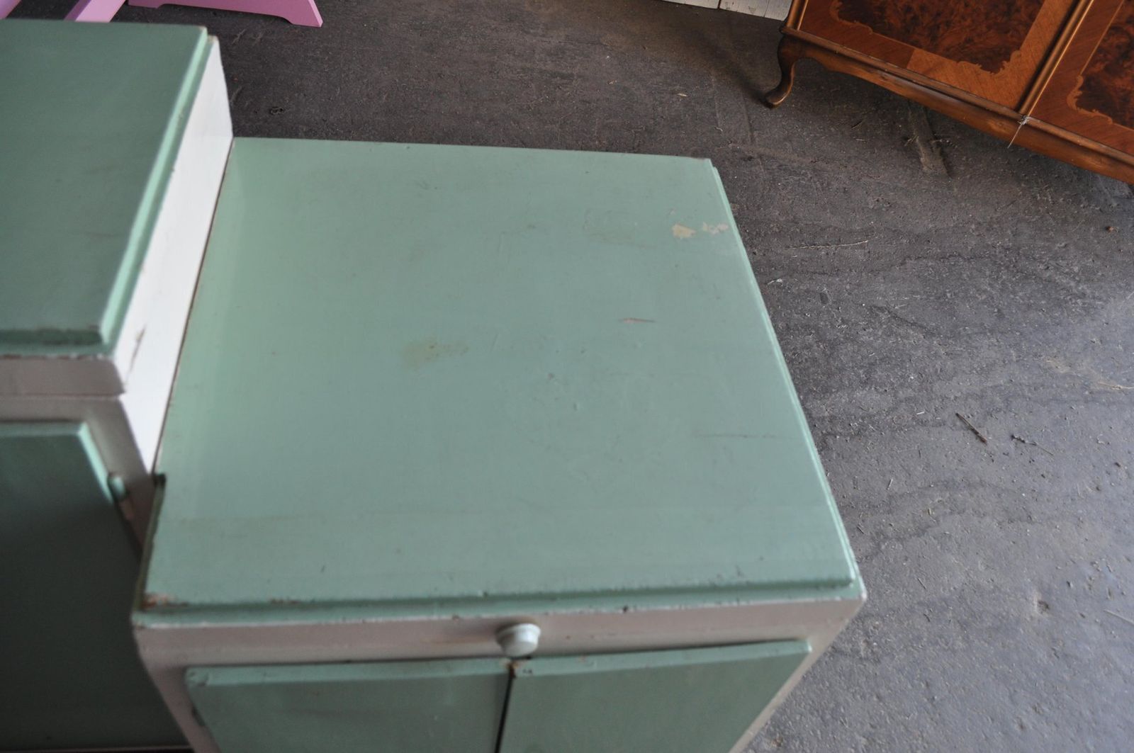 Art Deco Washstand & Cabinet, 1930s photo furniture
