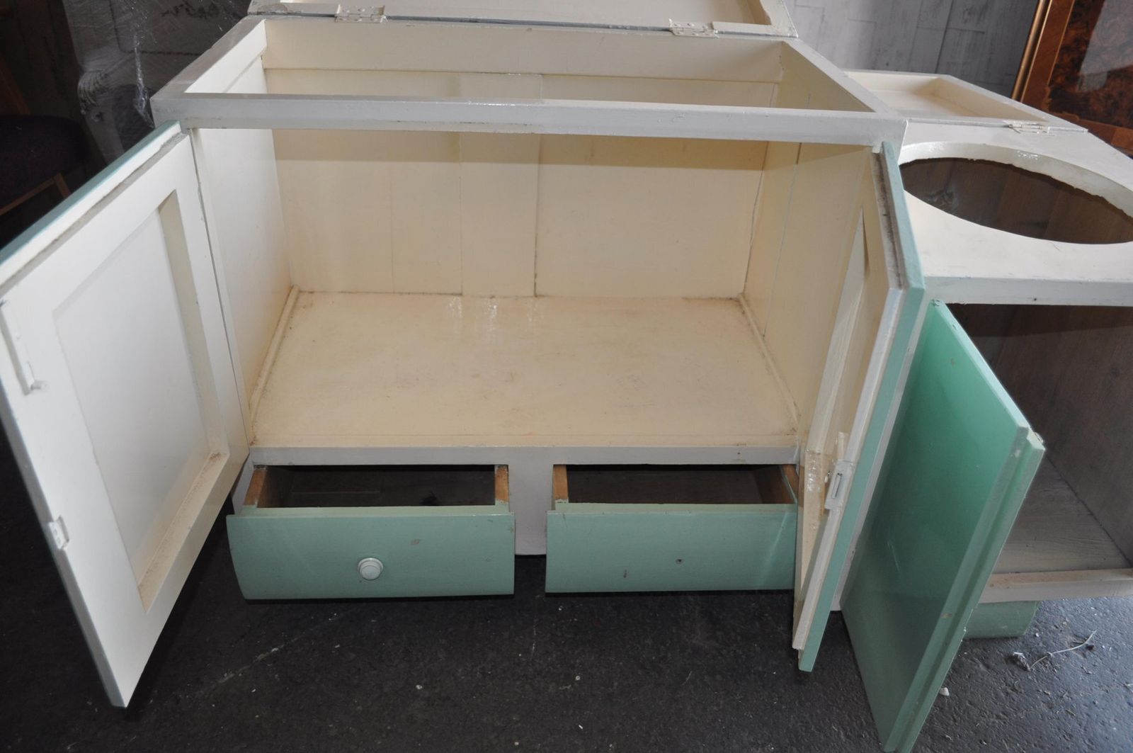 Art Deco Washstand & Cabinet, 1930s photo vinterior