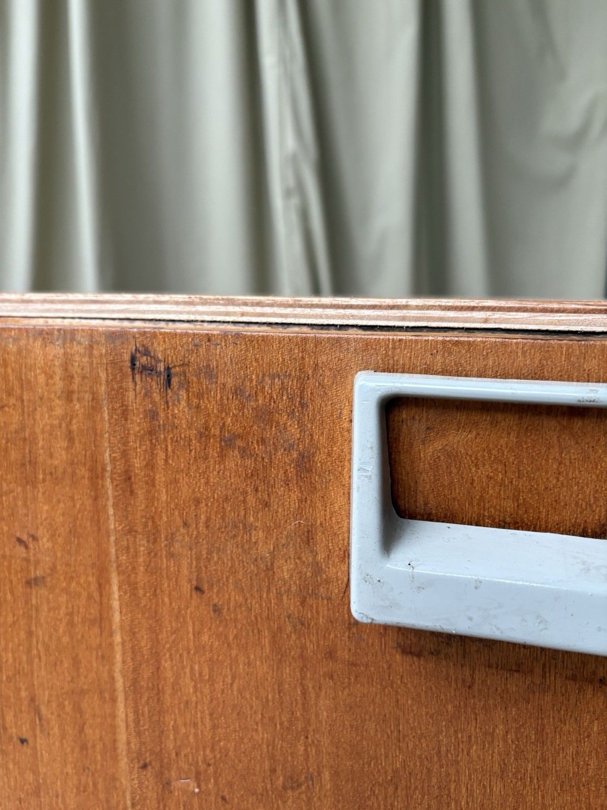 photo for sale Vtg Mid Century Esa Esavian School Cabinet Bedside Side Table Retro R1058