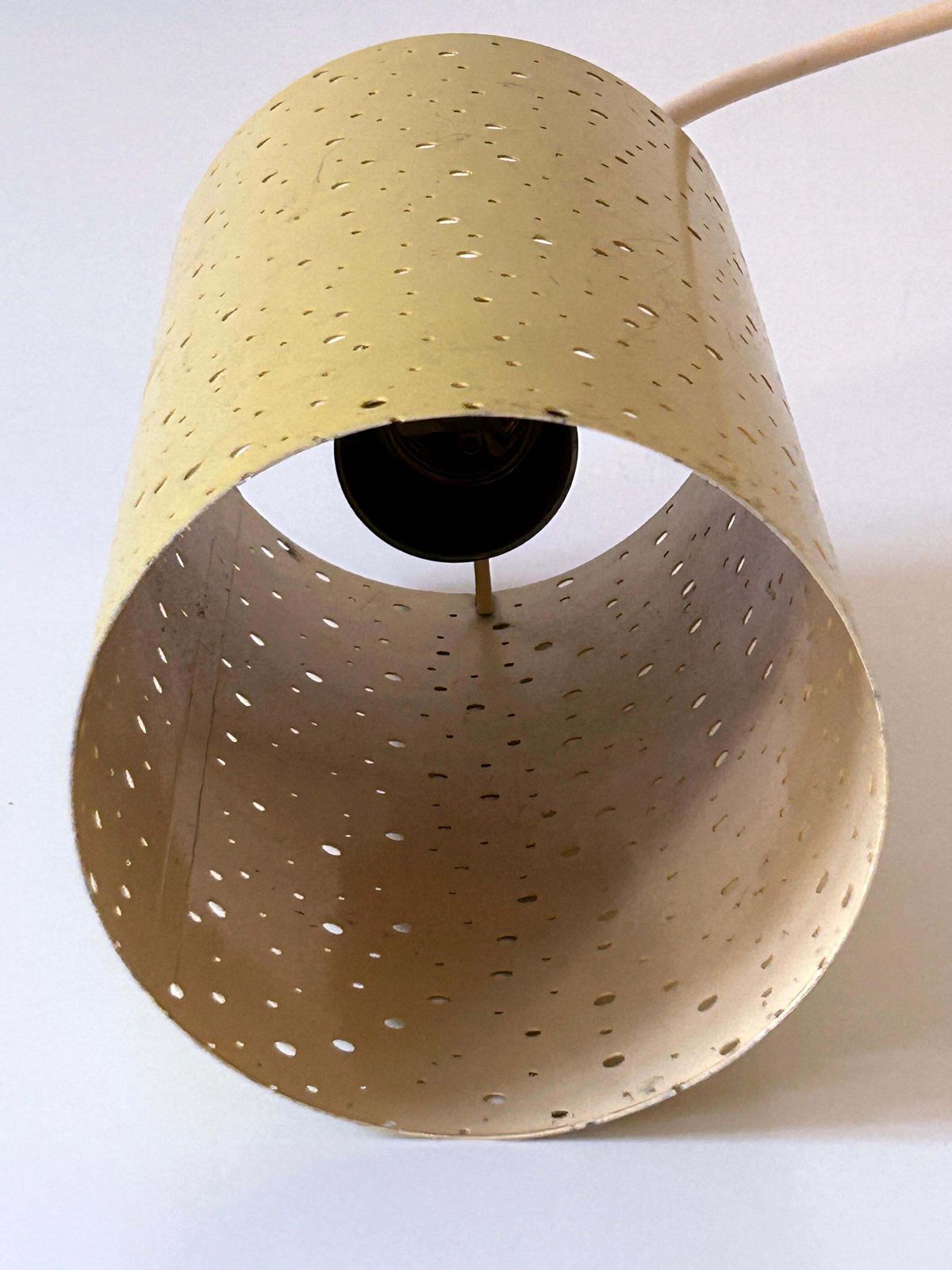 Elegant Mid Century Modern Pendant Lamp By Ernest Igl For Hillebrand 1950s photo vinterior