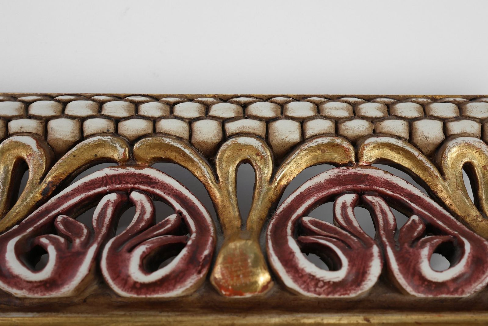 Baroque Revival Firenze Mirror In Carved Wood, Italy, 1960s photo 1413.0