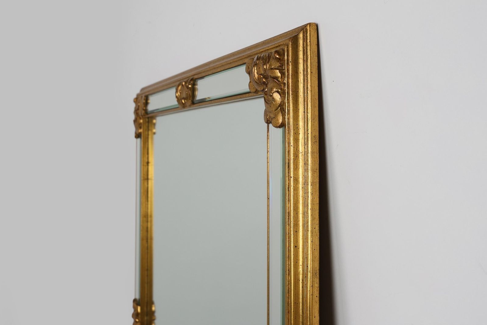 Ornamented Mirror From Deknudt, Belgium, 1950s photo buy