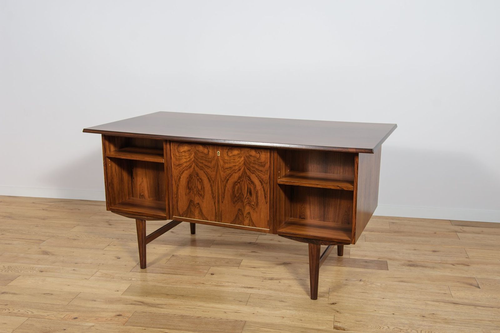 Mid Century Modern Freestanding Rosewood Desk, Denmark, 1960s photo buy
