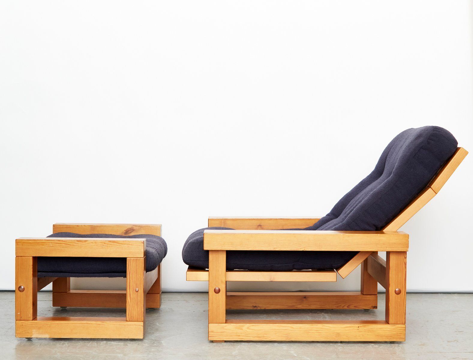 Patron Armchair & Footstool By Christer Lundén For Broby Nya Möbler Ab, 1974, Set Of 2 photo furniture