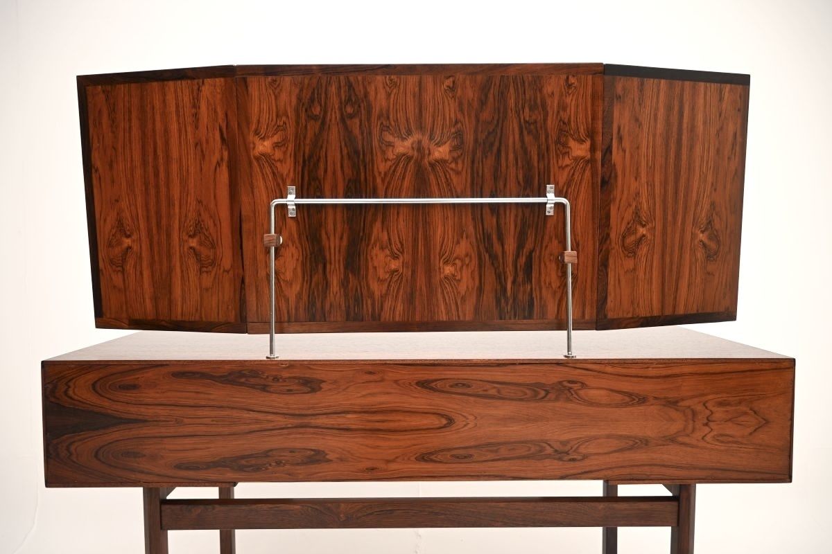5525.0 Danish Vintage Rosewood Dressing Table And Stool By Kai Kristiansen For Aksel Kjersgaard photo