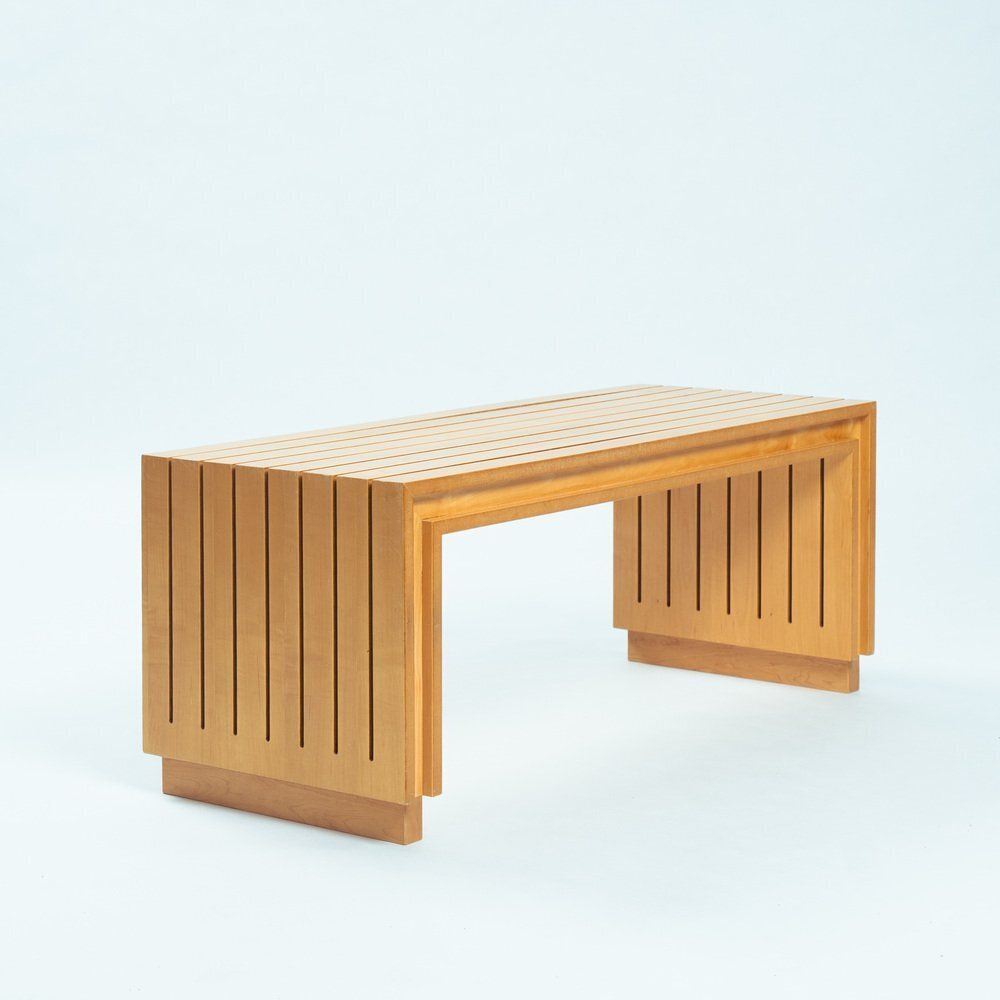 photo vinterior Ruudjan Chef Slat Bench Table By Ruud Jan Kokke, The Netherlands, 2000s