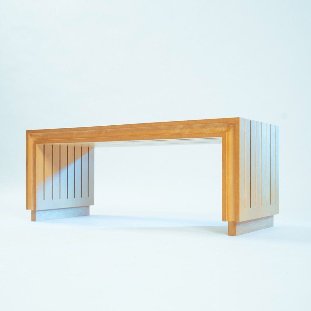 photo buy Ruudjan Chef Slat Bench Table By Ruud Jan Kokke, The Netherlands, 2000s