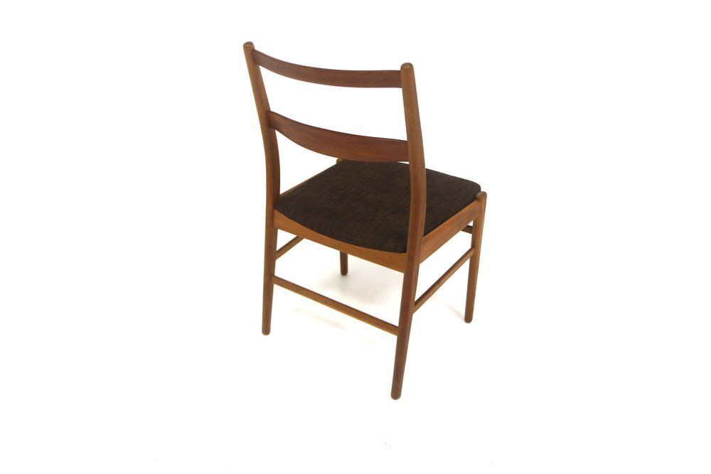 Scandinavian Teak And Oak Chairs, Sweden, 1960s, Set Of 4 photo for sale