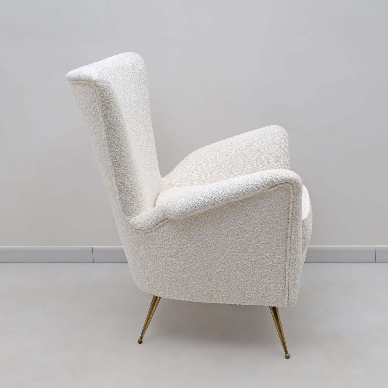 Gio Ponti Art Dèco Italian Lounge Armchair From Hotel Bristol Merano, 50s photo 2927.0