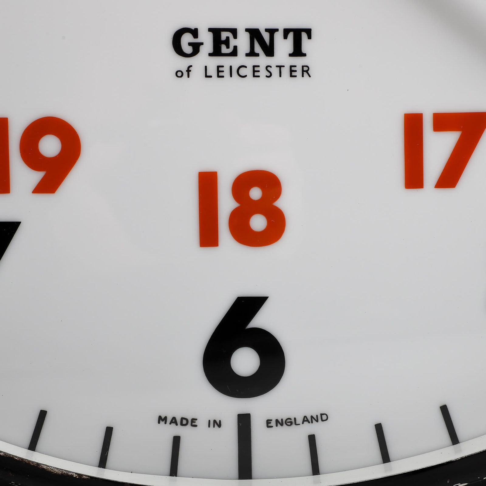 photo buy Pair Of Large Double Sided Illuminated Gents Of Leicester Station Clocks