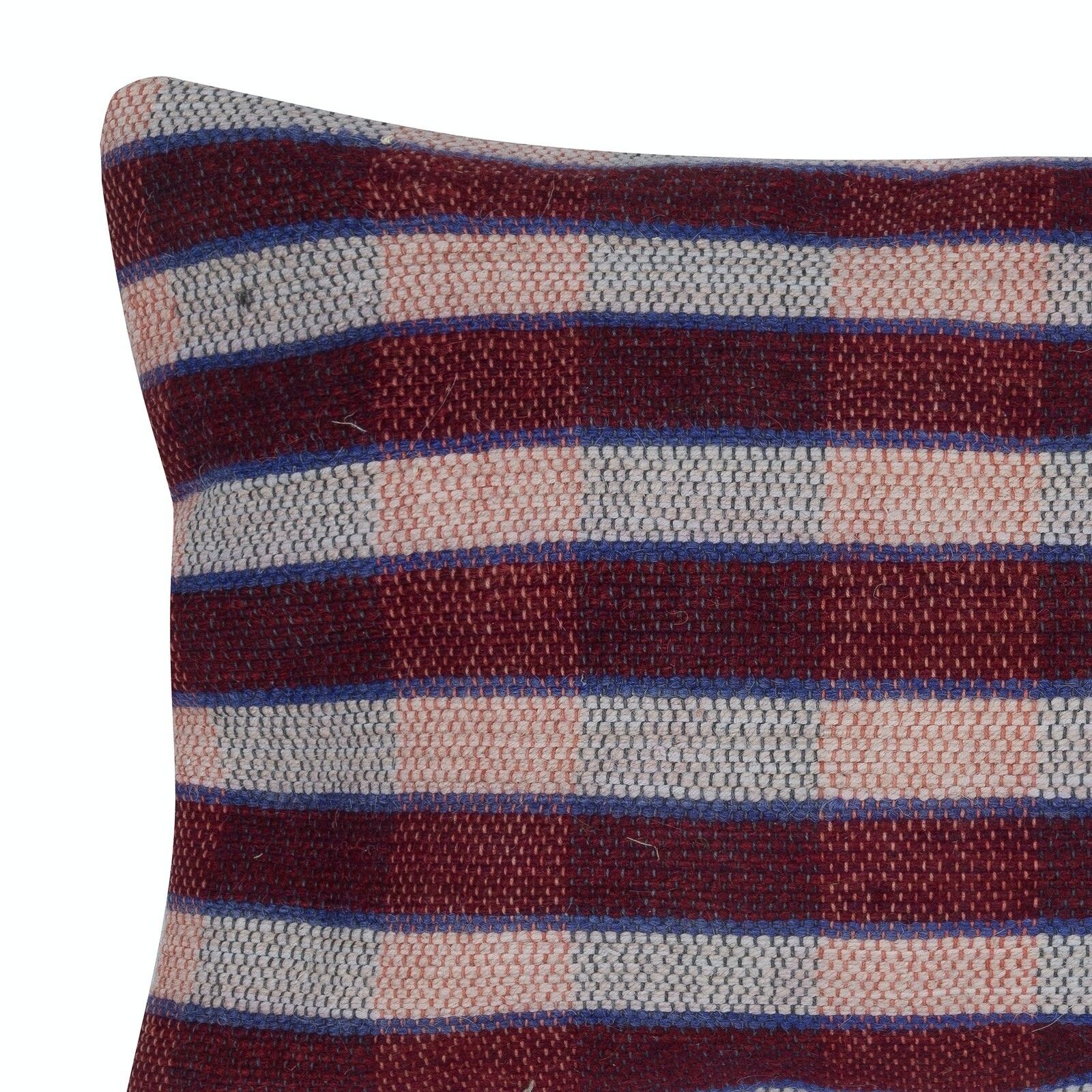 13"X20" Handwoven Kilim Cushion Cover. Turkish Accent Pillow. Lumbar Pillow photo for sale