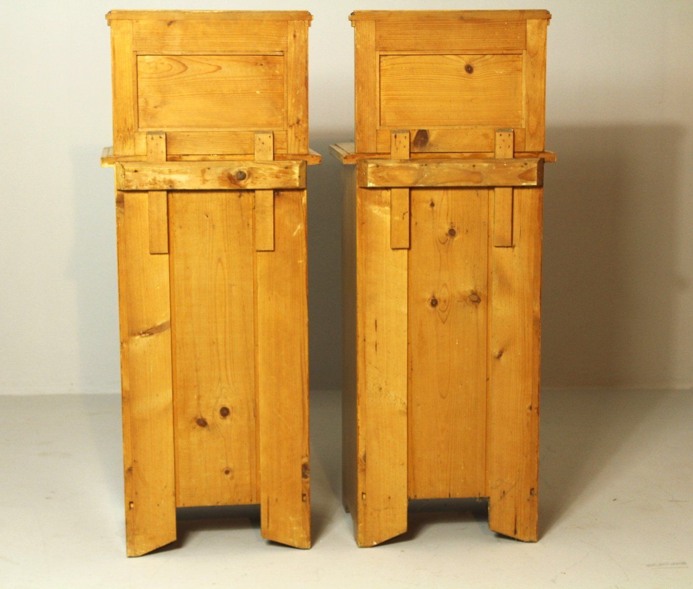 Folk Art Bohemia Bedside Tables, 1920s, Set Of 2 photo Furniture