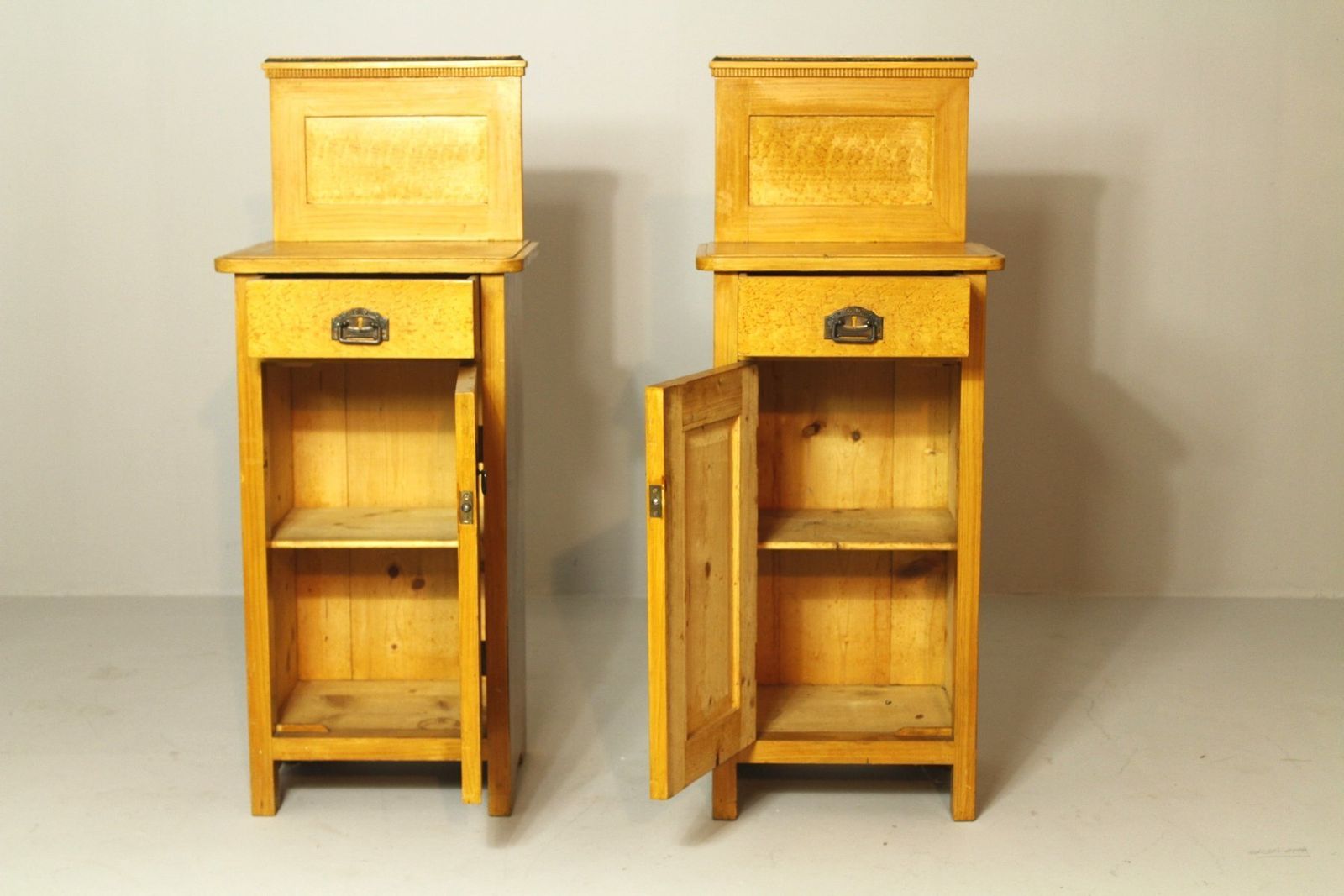 Folk Art Bohemia Bedside Tables, 1920s, Set Of 2 photo vinterior