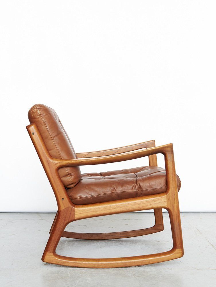 Modern Mid Century Senator Rocking Chair By Ole Wanscher For Cado, 1960s photo 2179.0