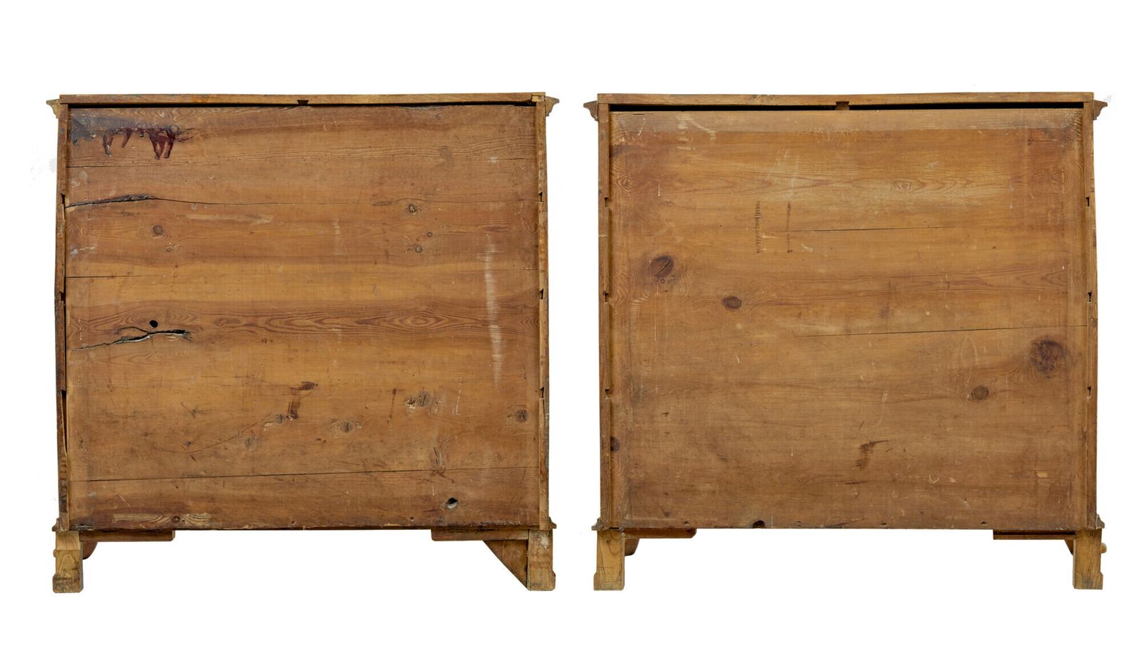 Pair Of Mid 19th Century Swedish Carved Elm Chest Of Drawers photo furniture