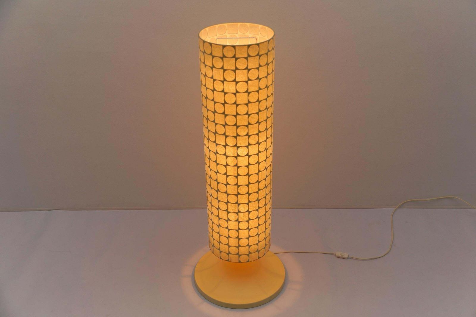 Lovely Geometric Cocoon Floor Lamp By Goldkant Leuchten, 1960s Germany photo vinterior