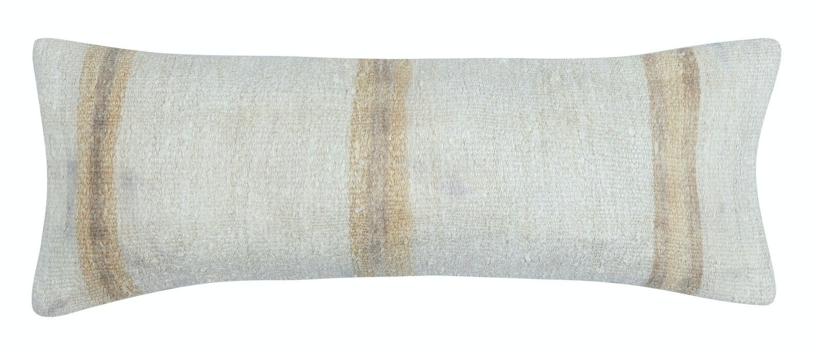 12"X33" Set Of 2   Handwoven Hemp Cushion Covers. A Pair Of Lumbar Pillows photo for sale
