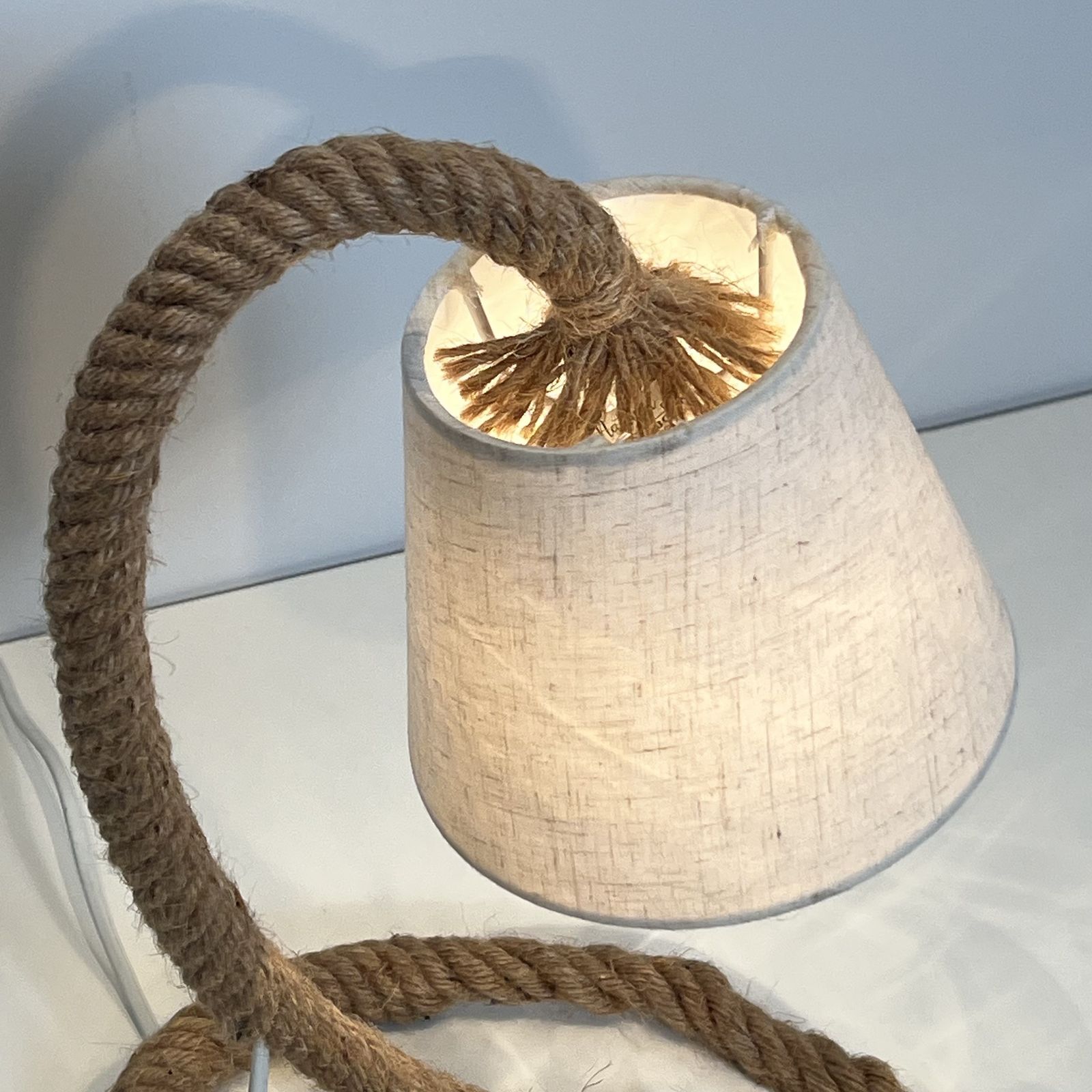 Rope Lamp In The Style Of Adrien Audoux And Frida Minet (Audoux Minet) photo buy