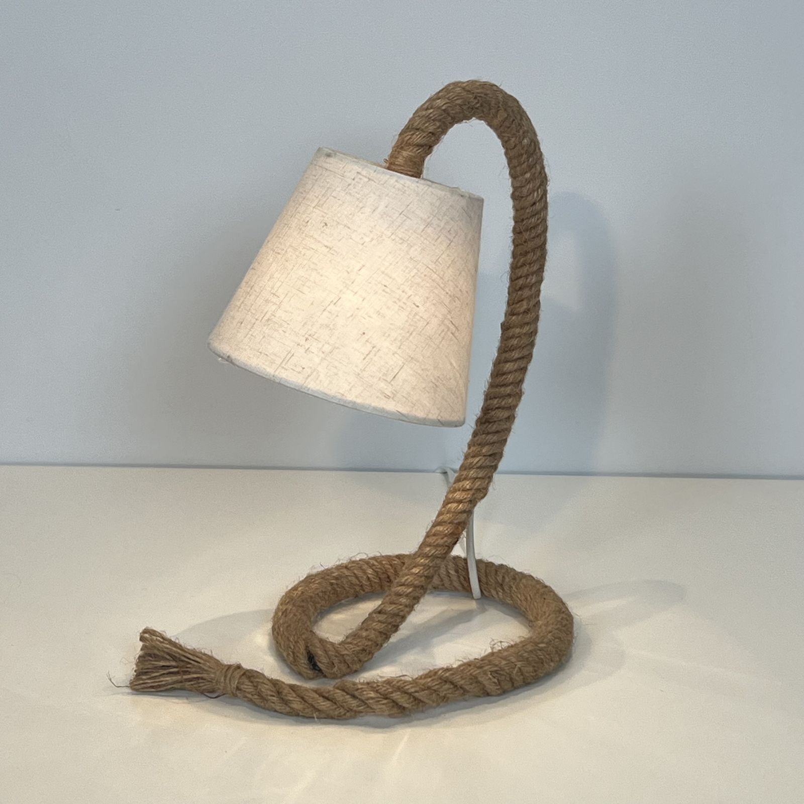 photo for sale Rope Lamp In The Style Of Adrien Audoux And Frida Minet (Audoux Minet)