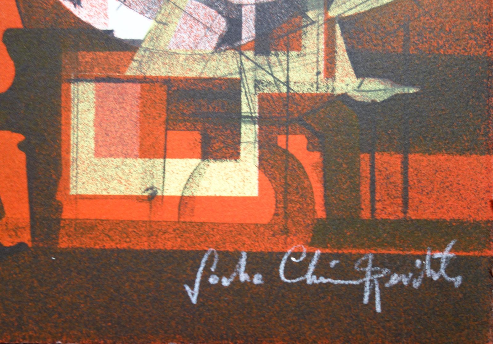 Sacha Chimkevitch Jazz : Hot Swing   Original Handsigned Lithograph photo furniture