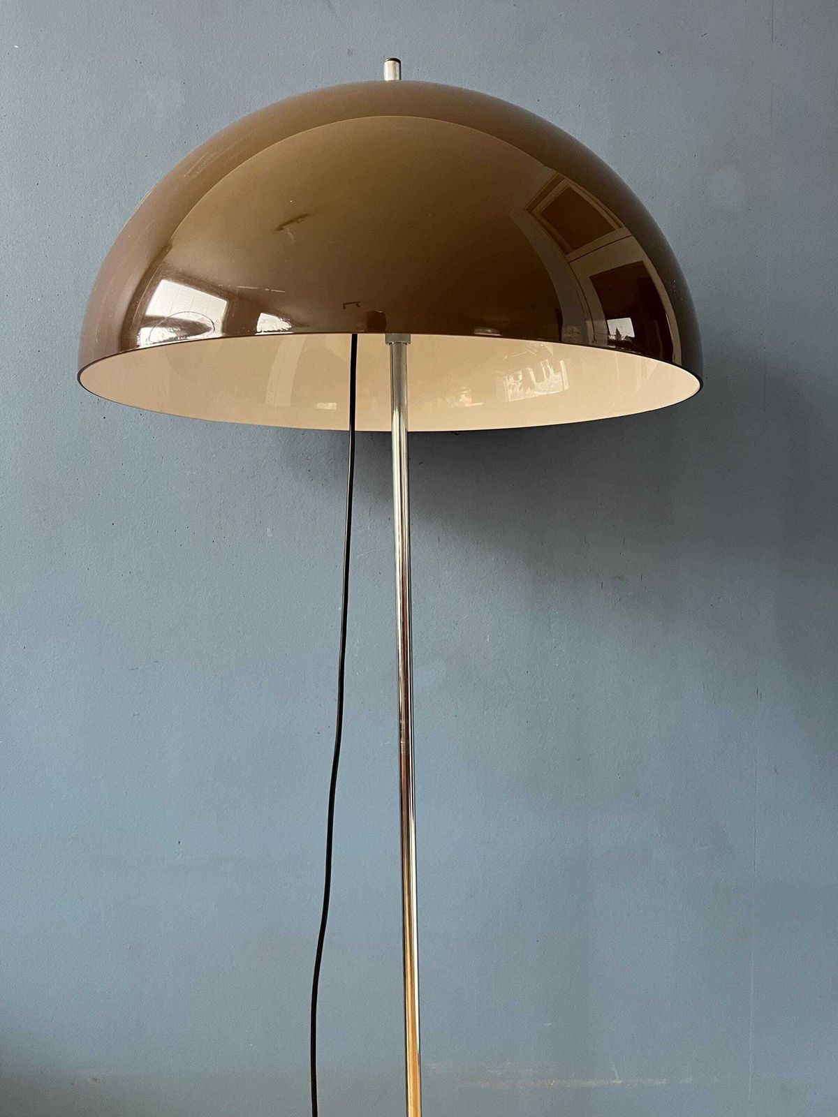 Vintage Gepo Space Age Mushroom Floor Lamp By Gino Sarfatti. photo vintage
