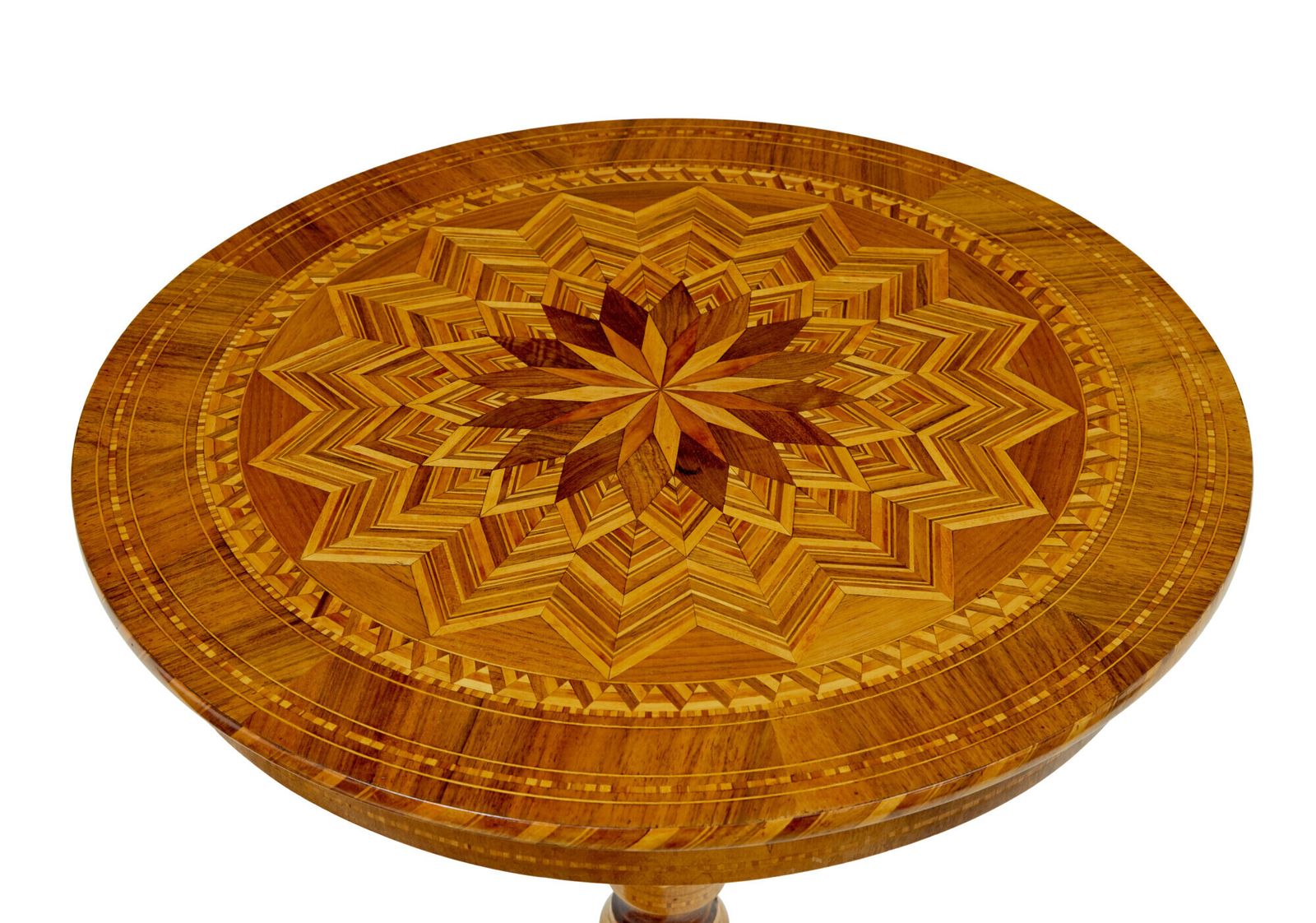 19th Century Italian Inlaid Walnut Sorrento Table photo Furniture