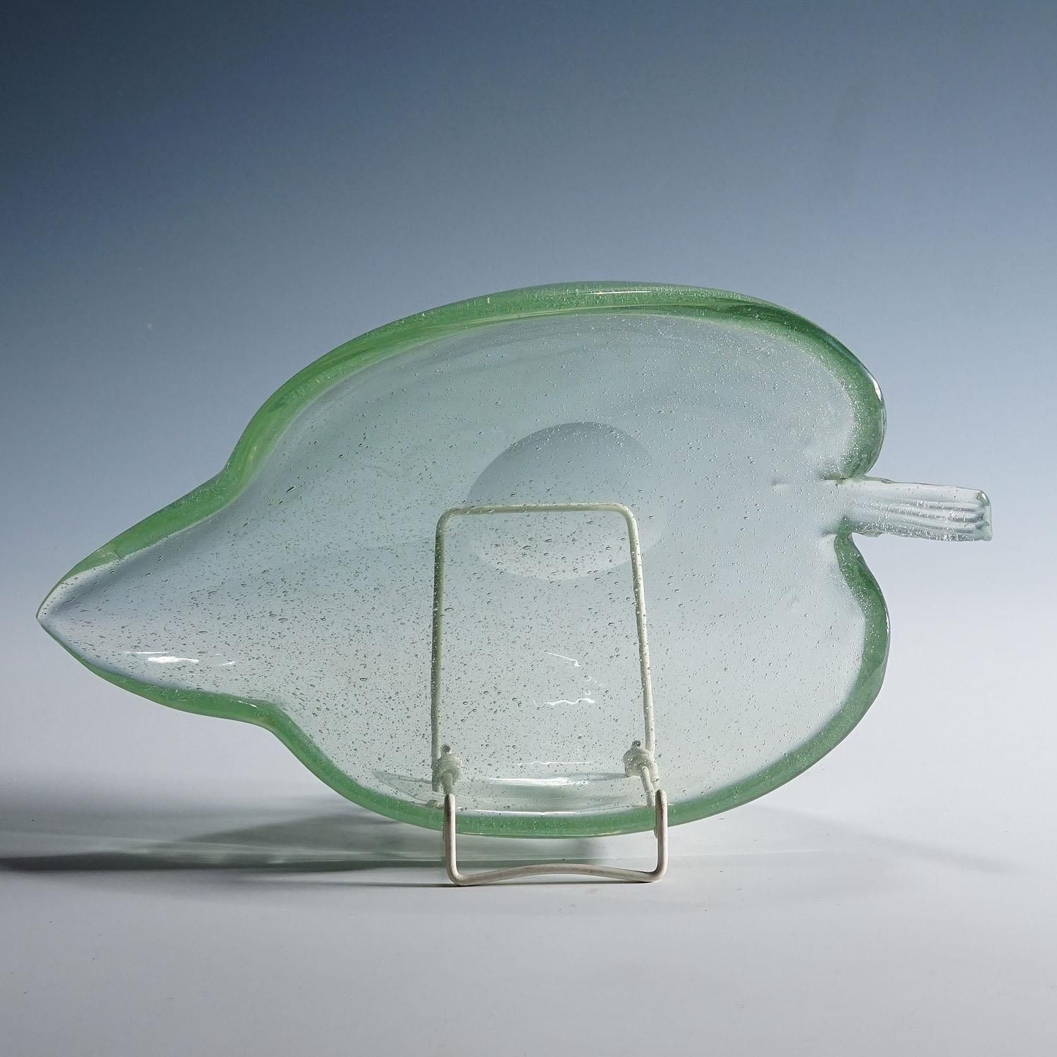 Rare Art Glass Bowl By Tyra Lundgren For Venini, Murano 1937 photo vinterior