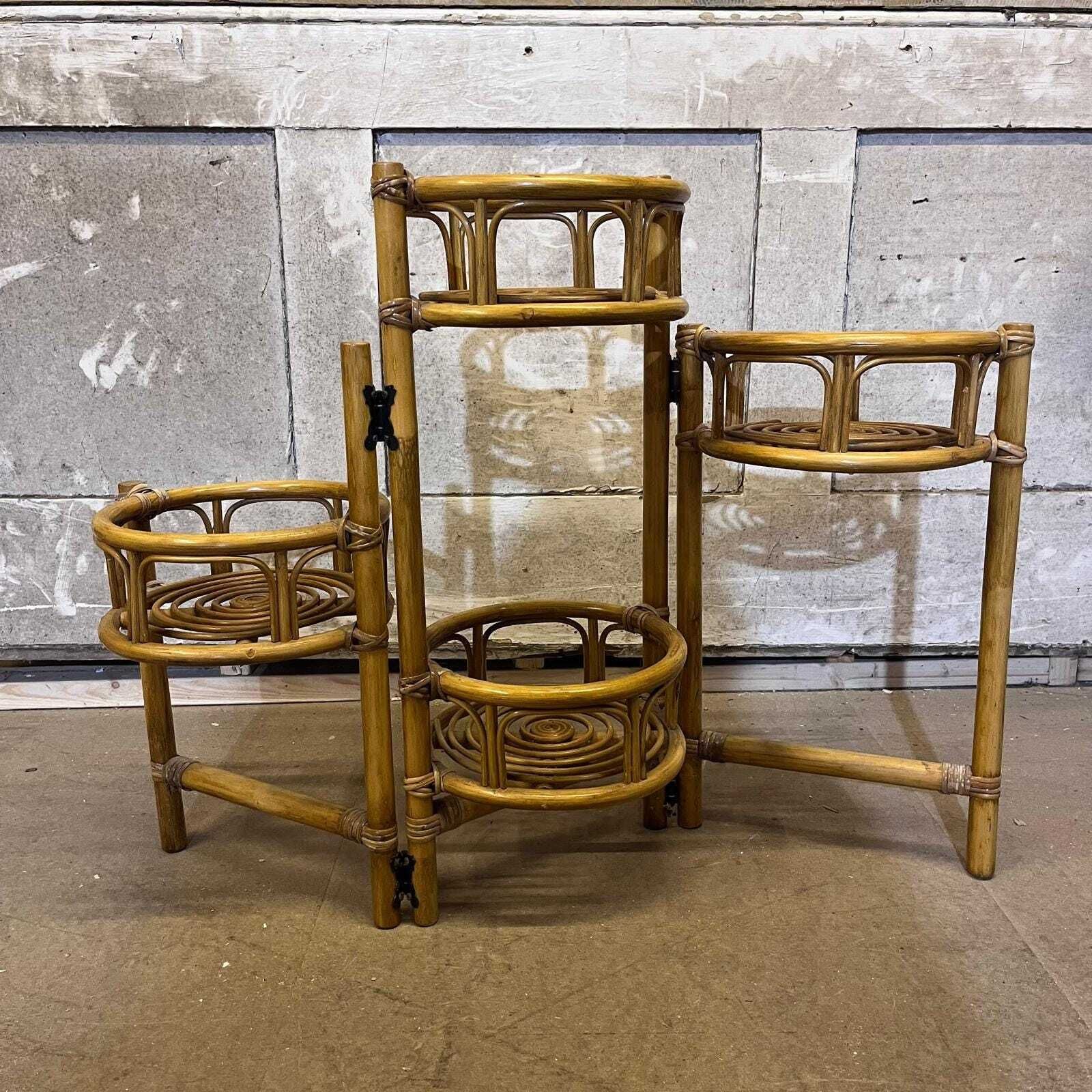 70s French Riviera Style Folding Planter