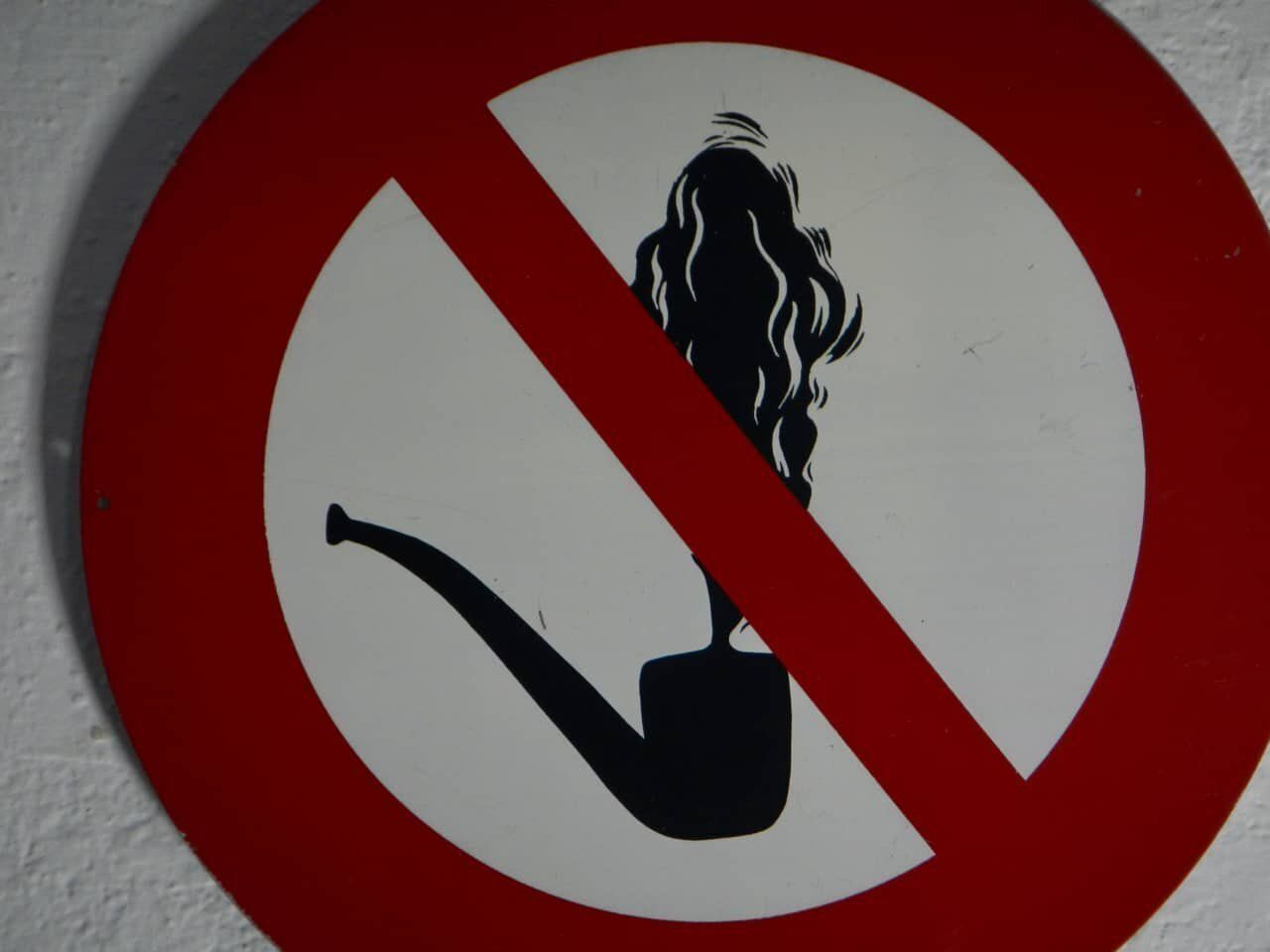 Sign Prohibiting The Use Of Open Flames, 1950 photo 303.0