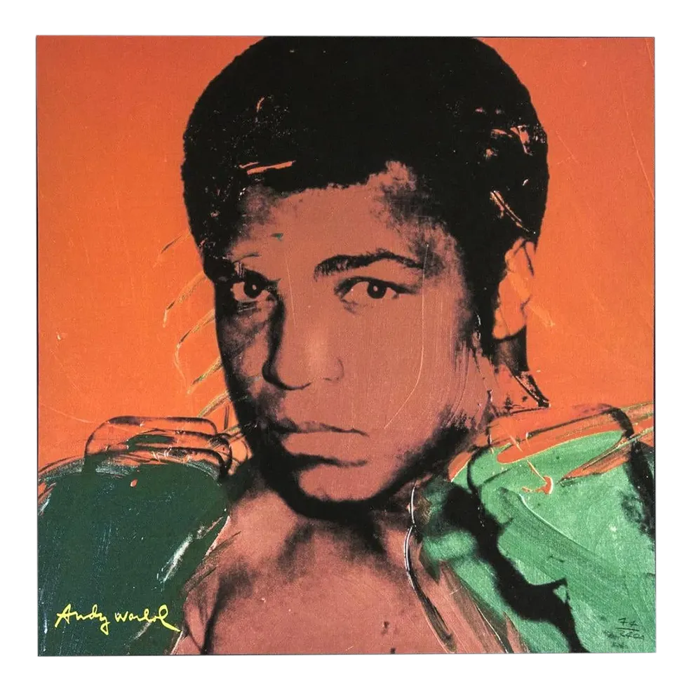 1986 Carnegie Museum Of Art After Andy Warhol "Muhammad Ali" Lithograph