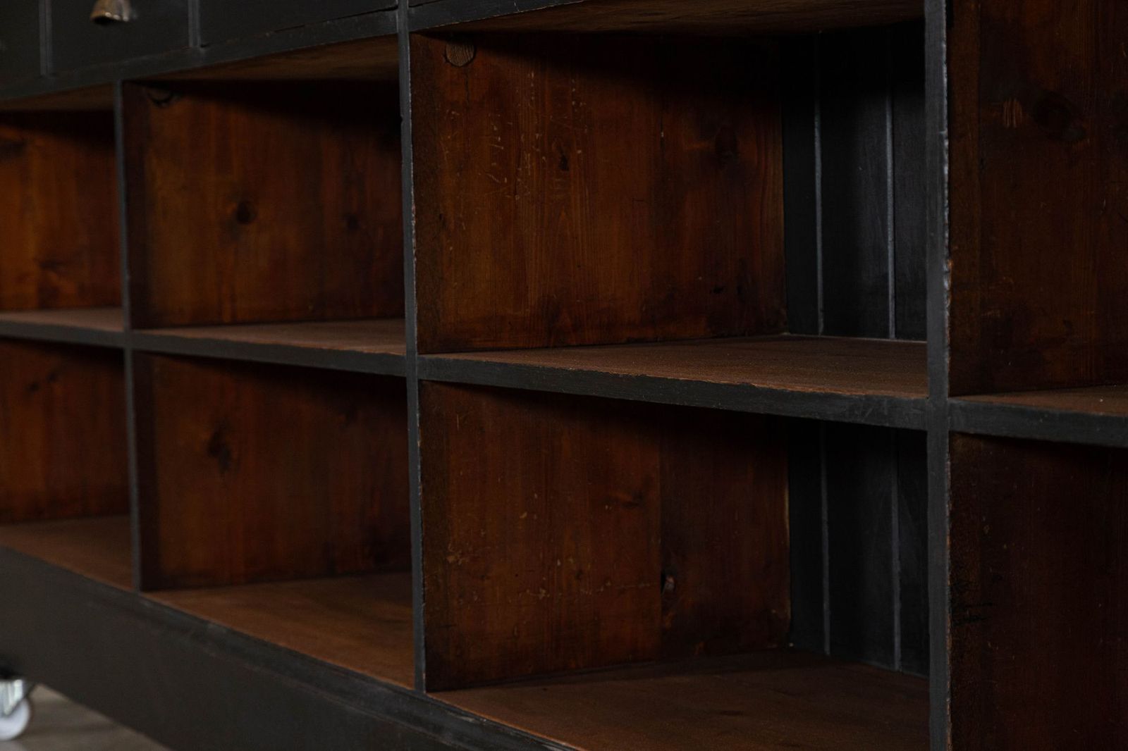 photo for sale Monumental 19thc English Mahogany & Pine Shop Counter / Island