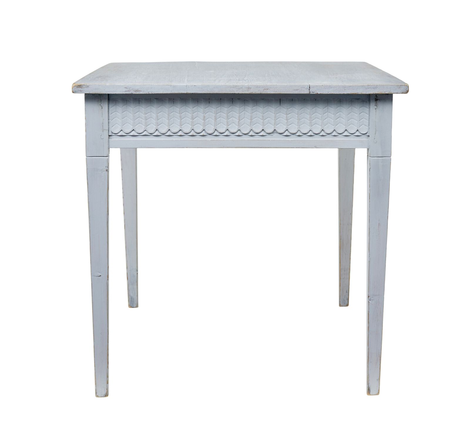 Late 19th Century Painted Pine Swedish Table photo vintage